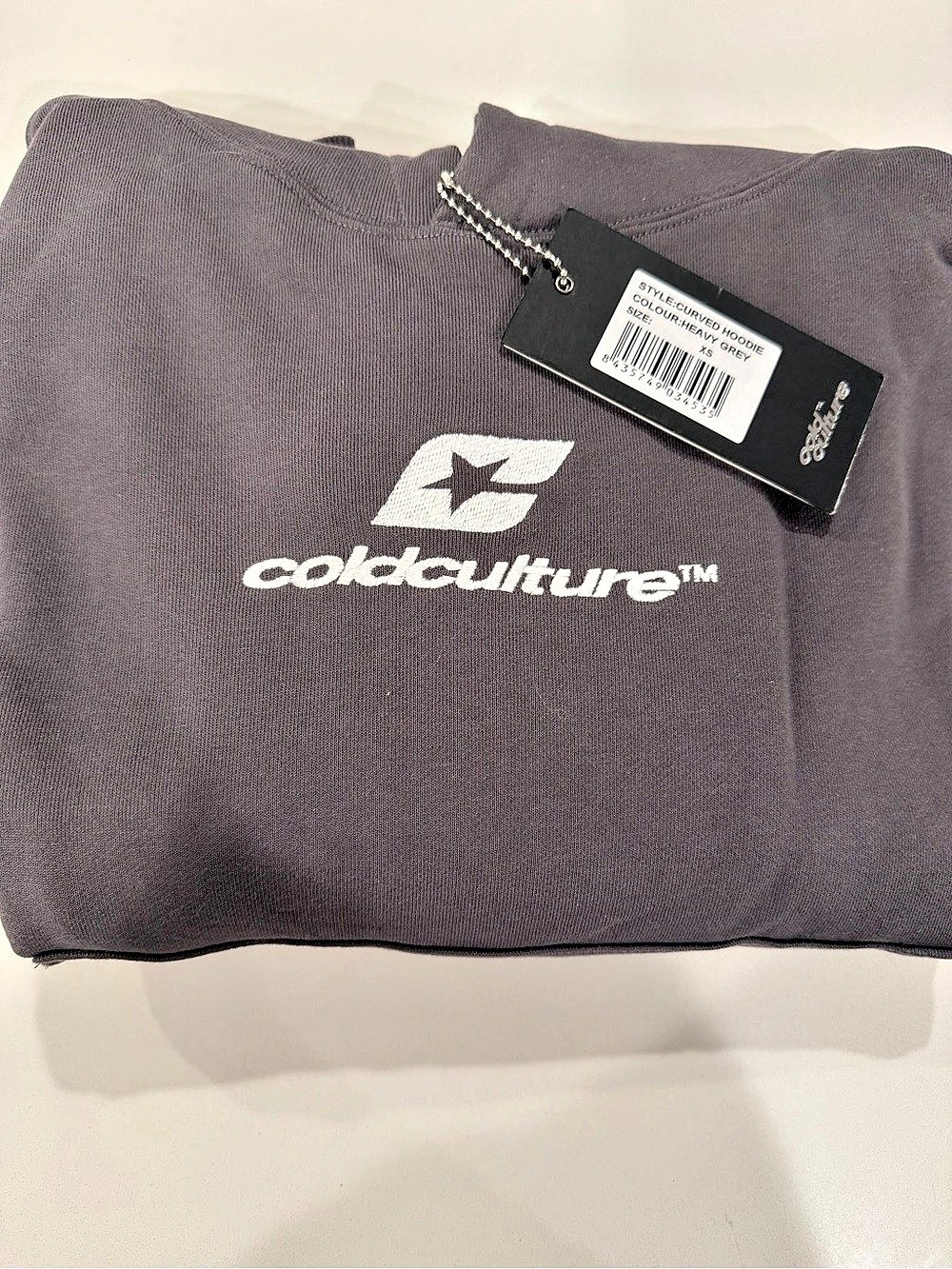 coldculture Logo Hoodie NWT in Gray